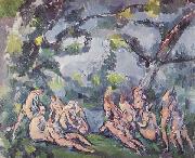 Paul Cezanne The Bathers Germany oil painting artist